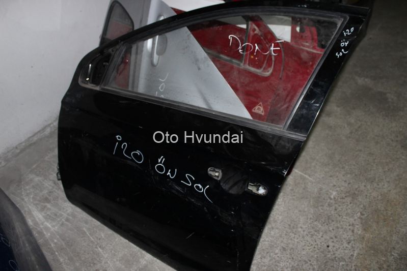 Hyundai i20 Sol Ön Kapı Siyah Orjinal Çıkma