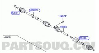 ix35 sol aks çıkma orjinal